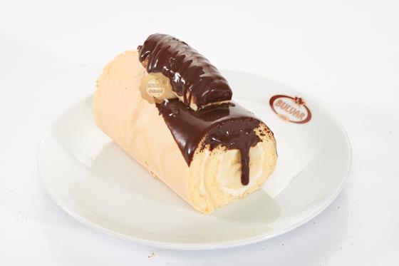 Çikolatalı Muzlu Rulo Tekli Pasta